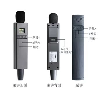 一對多無線導(dǎo)覽講解器藍牙耳機解說話筒